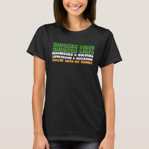 Kippenvleugel Kippenvleugel Lied Hot Dog Bologna S T-shirt