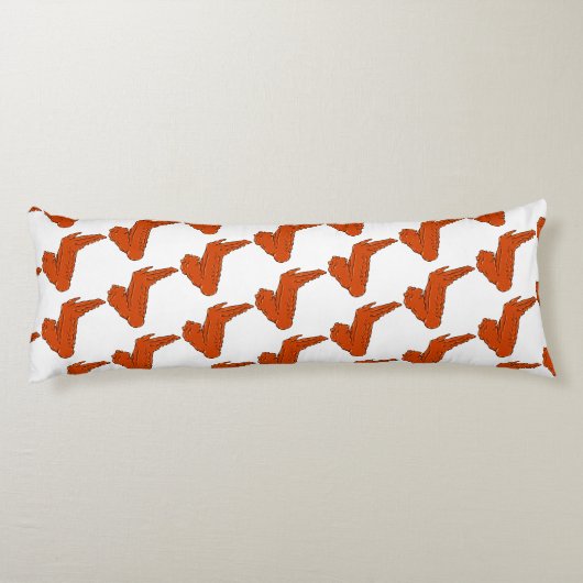 Kippenvleugel lichaam kussen (Achterkant)