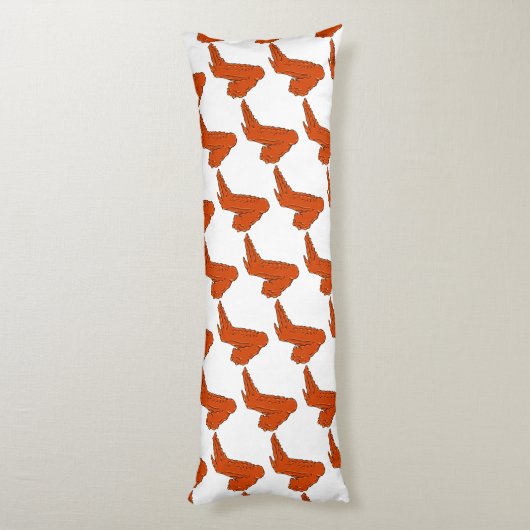 Kippenvleugel lichaam kussen (Achterkant (Verticaal))