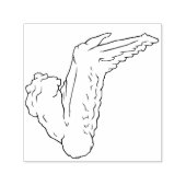 Kippenvleugel Zelfinkt Rubberstempel Zelfinktende Stempel (Design)