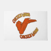 Kippenvleugeldeurmat Deurmat (Voorkant)