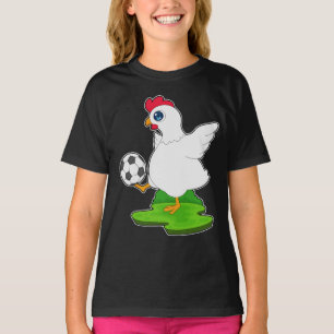 Kippenvoetballer Voetbal T-shirt