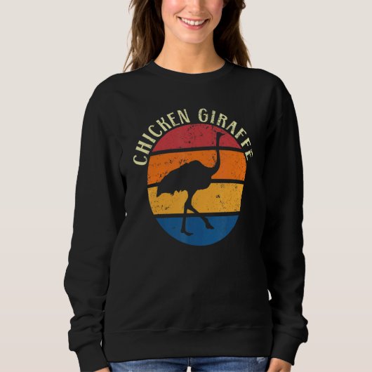 Kippenvogel Struisvogel Dier Flightless Giraffe Trui (Voorkant)