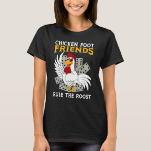 Kippenvriend Regel Mexicaanse Domino's T-shirt