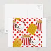 kippenwafels briefkaart (Voorkant / Achterkant)