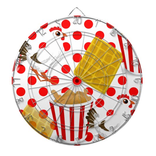 kippenwafels dartbord (Voorkant)