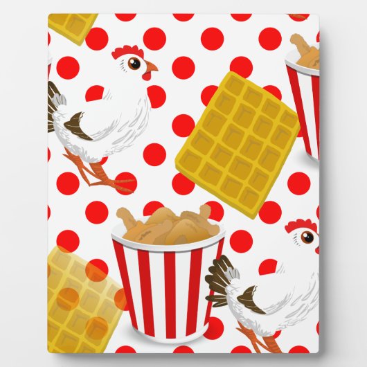 kippenwafels fotoplaat (Voorkant)
