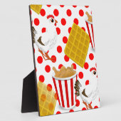 kippenwafels fotoplaat (Zijkant)