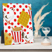 kippenwafels fotoplaat (Zijkant)