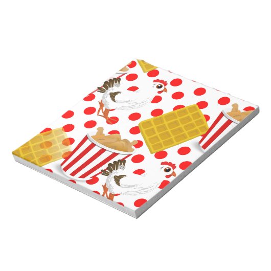 kippenwafels notitieblok (Linkerzijde)