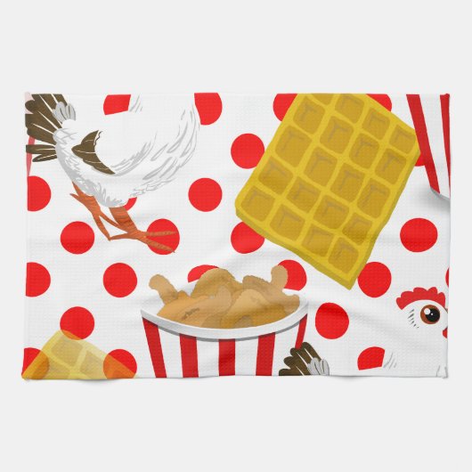 kippenwafels theedoek (Horizontaal)