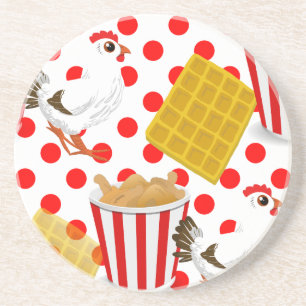 kippenwafels zandsteen onderzetter
