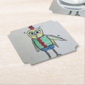 kippepapier Onderzetter (Gekanteld)