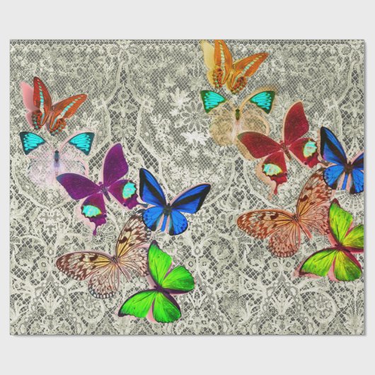 Kippootflessen en ANTIEK oppervlak Cadeaupapier (Vlak)