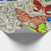 Kippootflessen en ANTIEK oppervlak Cadeaupapier (Hoek)