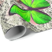 Kippootflessen en ANTIEK oppervlak Cadeaupapier (Rol Hoek)