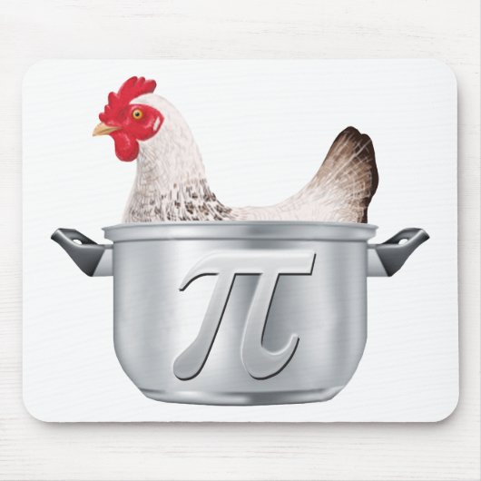 kippot pi - Funny Wiskunde Muismat (Voorkant)