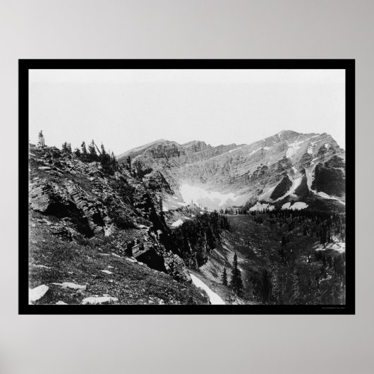 Kipps Summit Glacier National Park 1925 Poster (Voorkant)