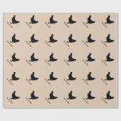  kipsilhouette Birthday Cadeaupapier (Vlak)