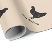  kipsilhouette Birthday Cadeaupapier (Rol Hoek)