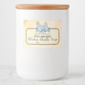 Kipsoep Casserole Home Inblikken Label Voedselcontainer Etiket (Voorkant)