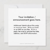 Kipspathen leggen eitjes met kleurig schilderij kaart (Achterkant)