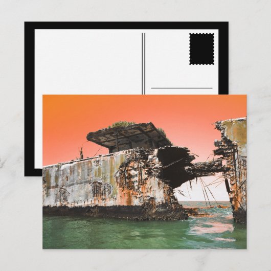 kiptopeke betonschepen dreamdaze briefkaart (Voorkant / Achterkant)