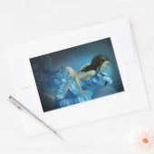 Kira en Aehako Rechthoekige Sticker (Envelop)