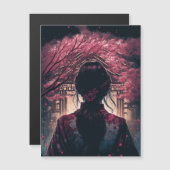 Kira Kirschblüten - Magnetkarte (Voorkant / Achterkant)