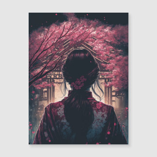 Kira Kirschblüten - Magnetkarte