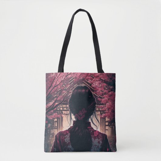 Kira Kirschblüten - Tragetasche Tote Bag (Voorkant)