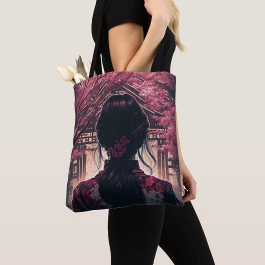 Kira Kirschblüten - Tragetasche Tote Bag (Dichtbij)