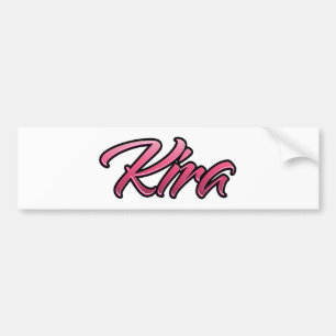Kira roze Aufkleber-Sticker Bumpersticker
