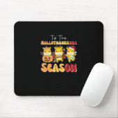 Kiraffe Kerst Halloween Is de Hallothanksmas Muismat (Met muis)
