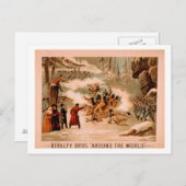 Kiralfy "Around the World" Indische bloedbad Briefkaart (Voorkant / Achterkant)