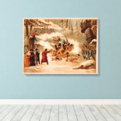 Kiralfy "Around the World" Indische bloedbad Canvas Afdruk (Insitu (Houten vloer))