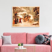 Kiralfy "Around the World" Indische bloedbad Canvas Afdruk (Insitu (Woonkamer))