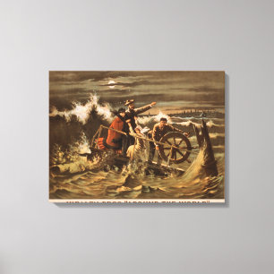Kiralfy Bros "Around the World" Theatrical Canvas Afdruk