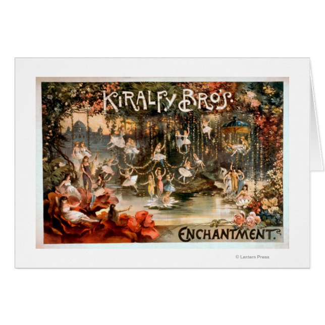 Kiralfy Brothers Enchantment Theatrical Poster (Voorkant Horizontaal)