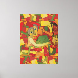 Kirar Melody in Fragments Canvas Afdruk