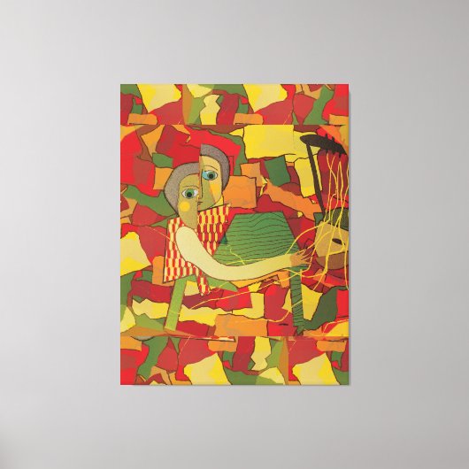 Kirar Melody in Fragments Canvas Afdruk (Voorkant)