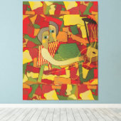 Kirar Melody in Fragments Canvas Afdruk (Insitu (Houten vloer))