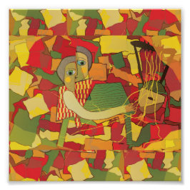 Kirar Melody in Fragments Foto Afdruk