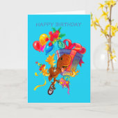 Kirby de Moose Vermoosin 'Verjaardag Kaart (Gele Bloem)