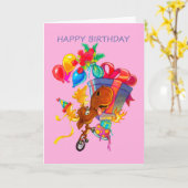 Kirby de Moose Vermoosin 'Verjaardag Kaart (Gele Bloem)