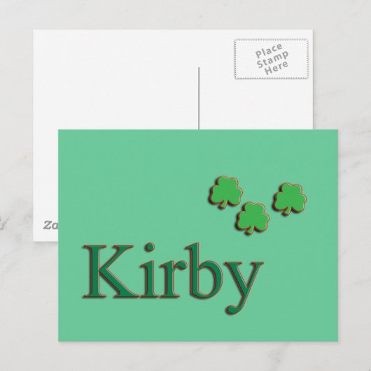 Kirby Family Briefkaart (Voorkant / Achterkant)