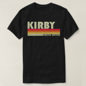KIRBY Gift Name Personalized Funny Retro  B T-shirt (Design voorkant)