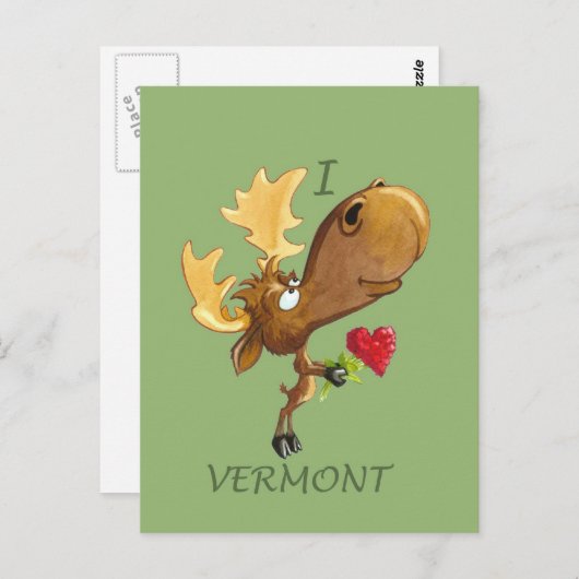 Kirby Hearts Vermont Briefkaart (Voorkant / Achterkant)