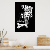 Kirby Ray Poster - Real Rock 99.3 (Keuken)