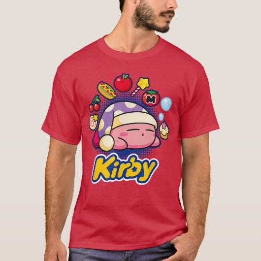 Kirby Sleeping Dreaming About Manyasty Littlerinke T-shirt (Voorkant)
